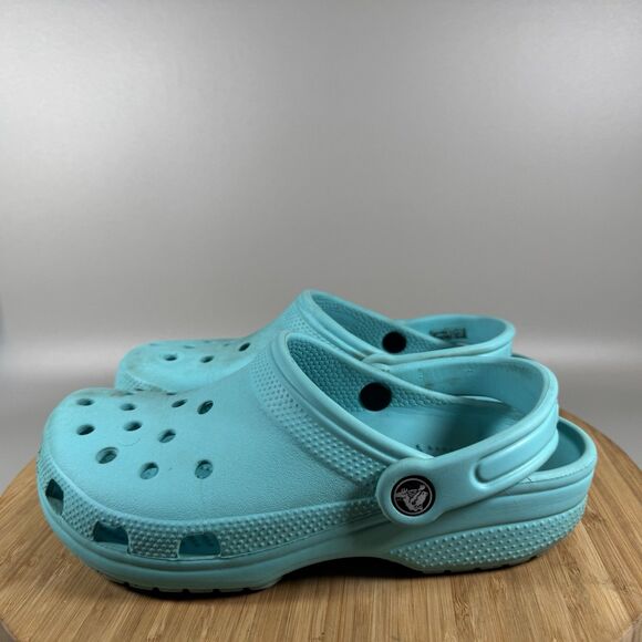 Crocs Women's Classic Clog Blue Size M5 W7 - Picture 3 of 7